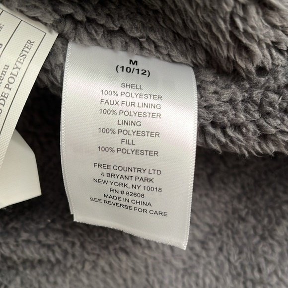 Free Country boys warm coat size medium, 10/12. New with tags. - Picture 4 of 6